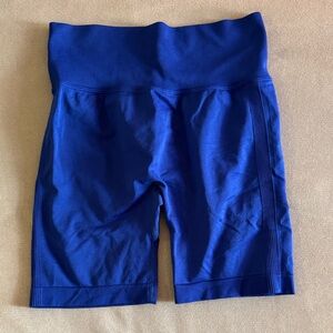 SHEIN Vibrant Blue Athletic Shorts